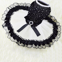 Load image into Gallery viewer, Dog&#39;s Gothic Lace Dress
