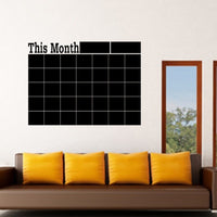 Load image into Gallery viewer, Chalkboard Wall Calendar Sticker
