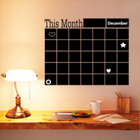 Load image into Gallery viewer, Chalkboard Wall Calendar Sticker
