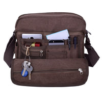 Load image into Gallery viewer, Canvas Messenger Bag
