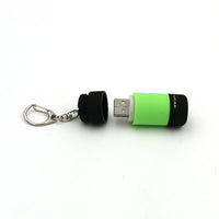 Load image into Gallery viewer, USB Ultra Bright Rechargeable LED Keychain Flashlight
