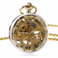 Load image into Gallery viewer, Open Face Steampunk Pocket Watch
