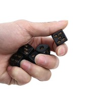 Load image into Gallery viewer, Black Skull Dice (Set of 5)
