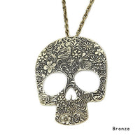 Load image into Gallery viewer, Hollow Skull Necklace
