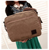 Load image into Gallery viewer, Canvas Messenger Bag
