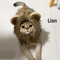 Load image into Gallery viewer, Lion&#39;s Mane Cat Wig
