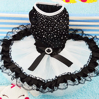 Load image into Gallery viewer, Dog&#39;s Gothic Lace Dress
