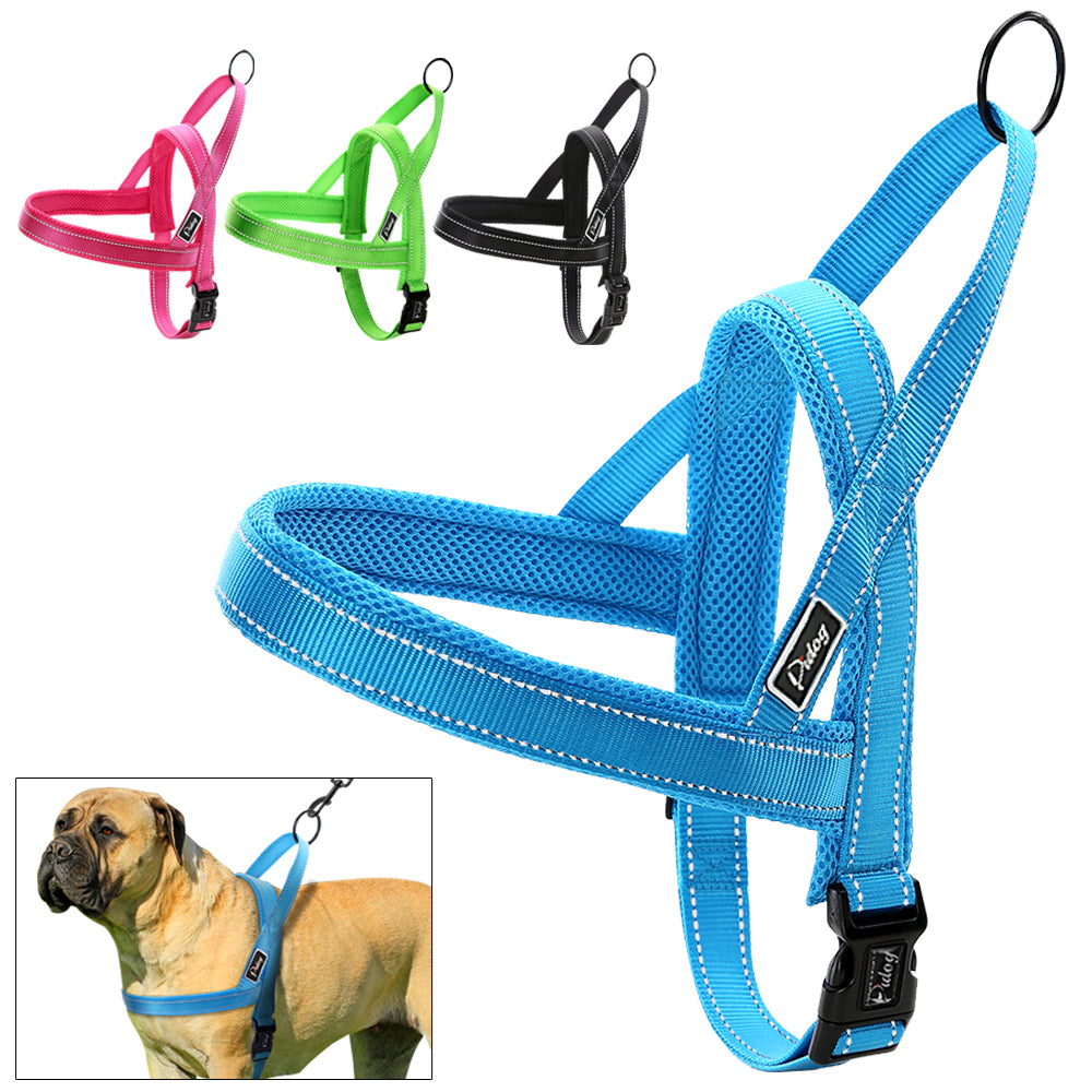 Dog Harness With Reflective Stitching