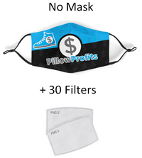 Load image into Gallery viewer, Blue Wave Disco Face Mask
