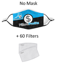 Load image into Gallery viewer, Blue Wave Disco Face Mask
