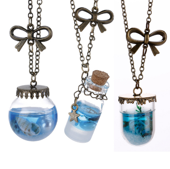 Ocean Bottles Pendant Necklace