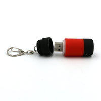 Load image into Gallery viewer, USB Ultra Bright Rechargeable LED Keychain Flashlight
