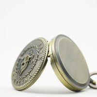 Load image into Gallery viewer, Vintage Bronze Navy Pocket Watch
