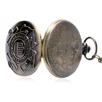 Load image into Gallery viewer, Vintage Bronze Coast Guard Pocket Watch
