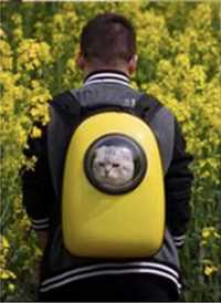 Load image into Gallery viewer, Dog or Cat Astronaut Capsule Backpack
