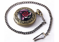 Load image into Gallery viewer, Rose Pocket Watch
