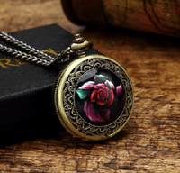 Load image into Gallery viewer, Rose Pocket Watch
