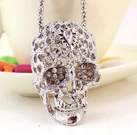 Load image into Gallery viewer, Women&#39;s Skull Pendant Necklace
