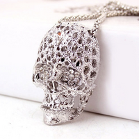 Load image into Gallery viewer, Women&#39;s Skull Pendant Necklace
