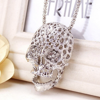Load image into Gallery viewer, Women&#39;s Skull Pendant Necklace
