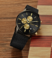 Load image into Gallery viewer, Men&#39;s Chronograph Stainless Steel Watch
