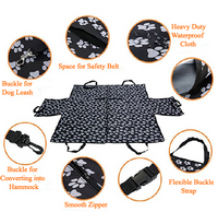 Load image into Gallery viewer, Paw Print Car Seat Dog Cover

