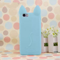 Load image into Gallery viewer, Kitty Ears Silicone iPhone Case
