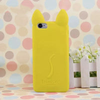 Load image into Gallery viewer, Kitty Ears Silicone iPhone Case
