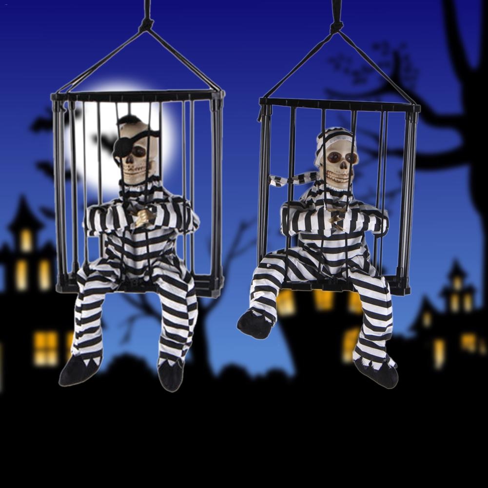 Skeleton Prisoner In A Cage