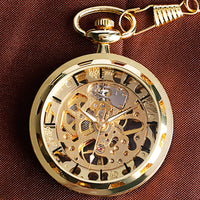 Load image into Gallery viewer, Open Face Steampunk Pocket Watch
