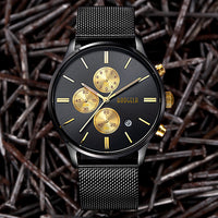 Load image into Gallery viewer, Men&#39;s Chronograph Stainless Steel Watch
