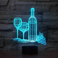 Load image into Gallery viewer, Wine Bottle 3D LED Night Light
