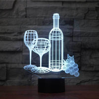 Load image into Gallery viewer, Wine Bottle 3D LED Night Light
