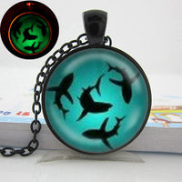 Load image into Gallery viewer, Glow In The Dark Shark Necklace
