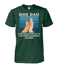 Load image into Gallery viewer, Dog Dad - The Man Myth Legend Shirt (White Text)
