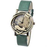Load image into Gallery viewer, Cat &amp; Flower Women&#39;s Wrist Watch
