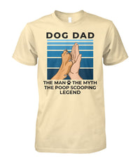 Load image into Gallery viewer, Dog Dad - The Man Myth Legend Shirt (Black Text)
