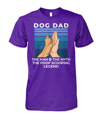 Load image into Gallery viewer, Dog Dad - The Man Myth Legend Shirt (White Text)
