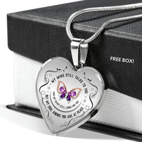 Load image into Gallery viewer, My Mind Still Talks To You Heart Pendant Necklace
