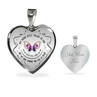 Load image into Gallery viewer, My Mind Still Talks To You Heart Pendant Necklace
