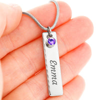 Load image into Gallery viewer, Birthstone Name Necklace
