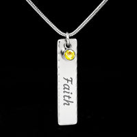 Load image into Gallery viewer, Birthstone Name Necklace

