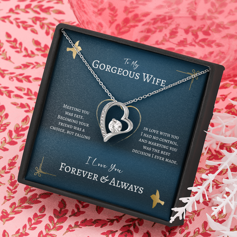 Meeting You Was Fate Forever Love Necklace