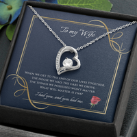 Load image into Gallery viewer, To The End Forever Love Necklace
