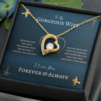 Load image into Gallery viewer, Meeting You Was Fate Forever Love Necklace
