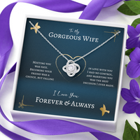 Load image into Gallery viewer, Meeting You Was Fate Love Knot Necklace
