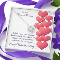 Load image into Gallery viewer, Before I Met You Love Knot Necklace
