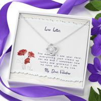 Load image into Gallery viewer, Love Letter Love Knot Necklace

