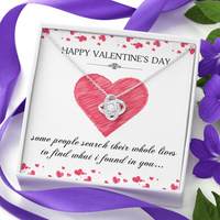 Load image into Gallery viewer, What I Found In You Love Knot Necklace
