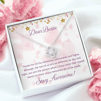 Load image into Gallery viewer, Dear Bestie Love Knot Necklace
